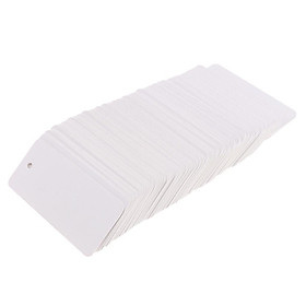 200 Pcs Blank Clothing  Tag Gift Label Card for Business and Domestic