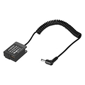Andoer NP-W126 Dummy Battery Coupler Adapter DC5.5*2.5mm Male Plug Spring Cable Compatible with Fuji Cameras