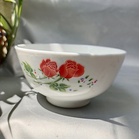 Mua Combo 6 Chén Cơm Hoa Hồng Đỏ Cao Cấp