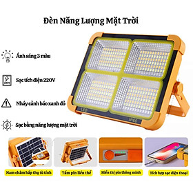 Mua Siêu phẩm Đèn pin di động đa năng sạc năng lượng mặt trời  có thể sạc điện thoại  đi cấm trại câu cá