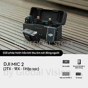 Mua DJI Mic 2 - Bộ micro không dây khử ồn mạnh mẽ  chất âm vượt trội (DJI Mic 2) - Hàng chính hãng