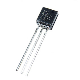 25con Transistor 2N2222 TO-92 TRANS NPN 0.6A 40V