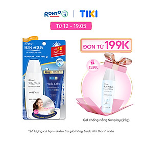 Kem chống nắng Skin Aqua dưỡng ẩm, dạng sữa dùng hàng ngày Sunplay Skin UV Moisture SPF 50, PA++++ 30g