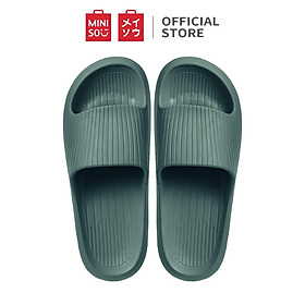 Mua  Mã MINI11FFF giảm 5% đơn 150K  Miniso Dép đi trong phòng tắm mềm mại sọc đơn