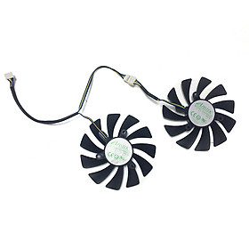 NEW 2PCS 95MM GAA8S2U 4PIN Cooler Fan Replacement For ZOTAC 1070 GTX 1070Ti 1080Ti AMP Edition Graphics Card fans