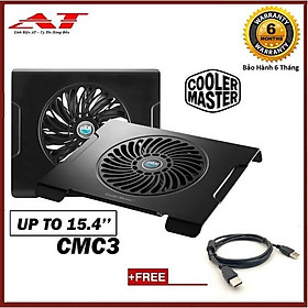 Đế Tản Nhiệt Cooler Master C3 (Đen) tặng cáp USB 2 đầu dương