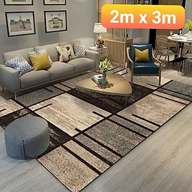 Mua Thảm nỉ BALI trải sàn loại 2m x 3m mẫu kẻ dạ Hàn quốc