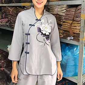 Đồ Lam Đi Chùa # Tàu Xéo Vẽ # Đồ Bộ Nữ # Quần Áo Nữ