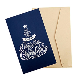 Merry Christmas Card Paper Winter Holiday Greeting Card Gift for Husband Mum