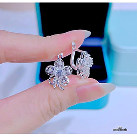 Bông tai bạc thời trang cao cấp chất liệu bằng bạc Ý SA0106 - Bạc trang sức PKG