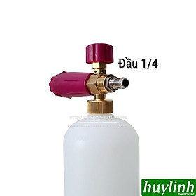 Bình phun bọt tuyết 1 lít cao cấp - đầu 1/4 - khớp ren 14