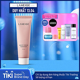 Sữa Rửa Mặt Dưỡng Ẩm Laneige Moist Cream Cleanser 50ml