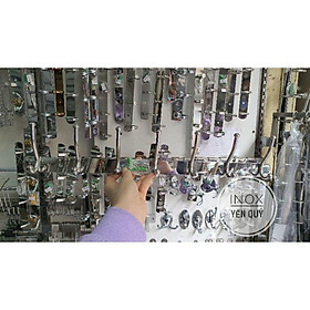Mua INOX304 Móc treo quần áo gắn tường inox 304 cao cấp - Móc treo đồ inox gắn tường - Móc 5 và 7 bi bi đôi trên dưới