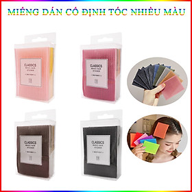 Hộp 10 Miếng Dán Tóc Hình Vuông Dễ Thương Cho Nữ 8X6Cm