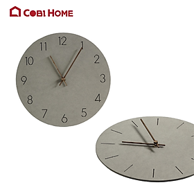 Mua Đồng hồ treo tường không ồn màu bê tông  phong cách Vintage