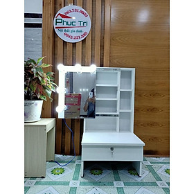 Bàn trang điểm bệt 50/trượt/led/chọn màu