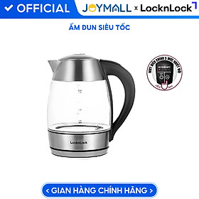 Ấm Điện Thủy Tinh Siêu Tốc Có Điều Chỉnh Nhiệt Độ Lock&Lock EJK341 (1.8L) - Hàng chính hãng