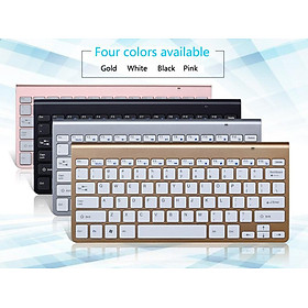 2.4G Wireless Keyboard Mouse Set Mini Multimedia Keyboard Mouse Combo Set for Notebook Laptop Mac Desktop PC