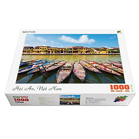 Bộ tranh xếp hình jigsaw puzzle cao cấp 1000 mảnh ghép – Hội An, Việt Nam