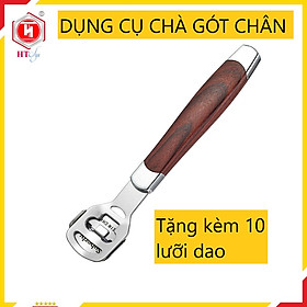 Mua Dụng Cụ Chà Gót Chân  Chà Gót Chân Tẩy Da Chết Bằng Inox Cầm Tay Tiện Lợi