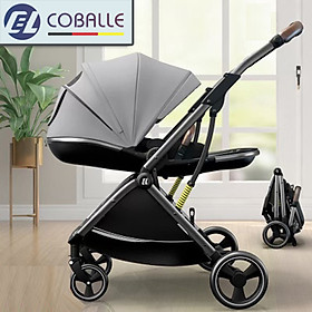 Xe đẩy nôi cao cấp  cho bé 2 chiều 3 tư thế, siêu nhẹ 7kg, gấp gọn thành vali xách có túi đi kèm và quà tặng mùng, chiếu, dây chống tuột