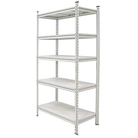 Mua Kệ 5 tầng tấm thép màu trắng ngang 107cm