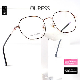 Gọng kính hợp kim thời trang nam nữ siêu nhẹ siêu bền OURESS 8931