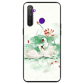 Ốp lưng in cho Realme 5 Mẫu Dưới Mưa