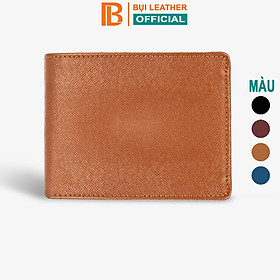 Ví nam, bóp nam da bò Saffiano Bụi Leather V140 - Bảo hành 12 tháng