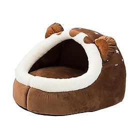Cute Pet Bed Cat Dog Nest Bed Kennel Warm Comfortable for Kitten Sleeping