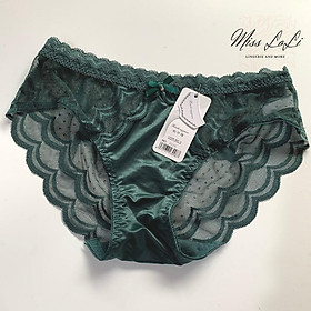 Quần Lót Nữ Cạp Cao To Ren Siêu Mềm, Quần Chip Sexy Cho Người Mông To