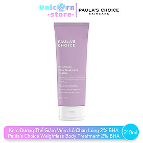 Kem Dưỡng Thể 2% BHA Paula’s Choice Resist Weightless Body Treatment With 2% BHA  - M