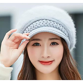 NÓN MŨ LEN BERE LÔNG THỎ BLOOM THỜI TRANG HÀN QUỐC DN19111708
