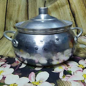 Mua Nồi Lẩu Nhôm Kiểu Thái 16cm - Lẩu bầu với Điểm ĐẶC BIỆT được gò thủ công tạo nét cổ điển nhỏ gọn chuyên phục vụ các món ăn lẩu nhúng tái tại bàn.