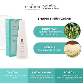 Nước dưỡng da giúp thanh lọc và khôi phục độ pH cho da Tegoder Purifying tonic lotion 200 ml mã 8987