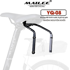 Khung Giá Đỡ Bình Nước Đôi YQ-08 tiện dụng (loại lớn) có khoảng rộng giữa kết hợp làm khung Túi Hậu Xe Đạp Chống Nước, Ổn Định Phượt Địa Hình - Mai Lee