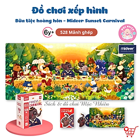 Đồ chơi xếp hình ghép hình puzzle Mideer 528 mảnh - Bữa tiệc hoàng hôn Sunser Carnival