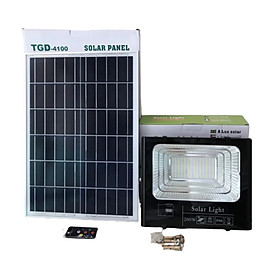 Mua Đèn Năng Lượng Mặt Trời 200W - Đèn Led Pha Cảm Biến Ánh Sáng  Có Remote