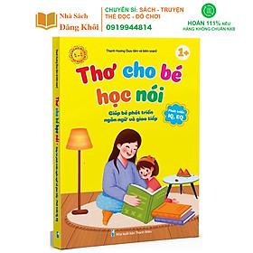 Sách - Thơ Học Nói Phát Triển IQ, EQ Cho Bé Từ 0-5 Tuổi