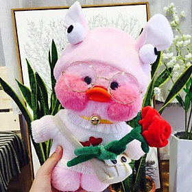 Thú bông vịt môi tều Lalafanfan- Phiên bản tình yêu