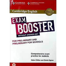 Hình ảnh Cam English Exam Booster for Preliminary and Preliminary for Schools w/o Ans Key w Audio