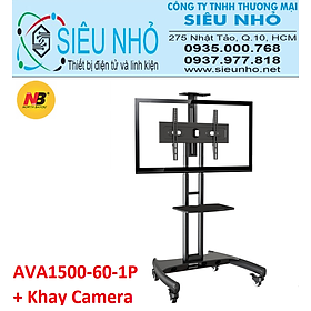 Giá treo tivi di động nhập khẩu AVA1500-60-1P (Đ8) màu đen cho tivi 32-65 inch - Điện Tử Siêu Nhỏ