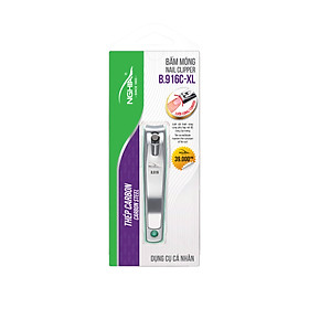 Hình ảnh Bấm Móng Tay Thép Carbon Chuyên Dụng KỀM NGHĨA B.916C - Lưỡi Cong (Loại Lớn)