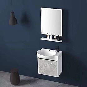 Mua Bộ tủ chậu lavabo thiết kế hiện đại nhỏ gọn  phù hợp với không gian nhà tắm không quá lớn