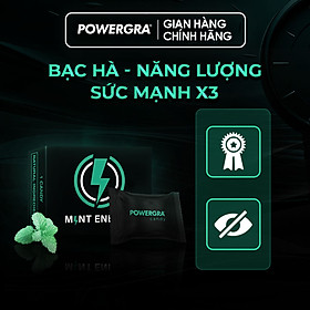 Kẹo bạc hà hỗ trợ nam giới Powergra Mint Energy - 1 viên