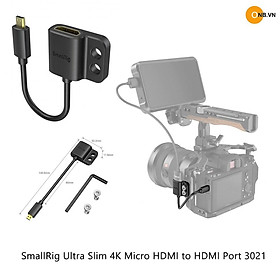 Mua SmallRig Ultra Slim 4K HDMI Adapter Cable to Micro HDMI 3021 - Hàng Chính Hãng