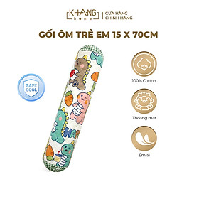 Áo Gối Ôm Trẻ Em Cao Cấp Khang Home Êm Ái Cho Bé Ngủ Ngon Size 15x70cm