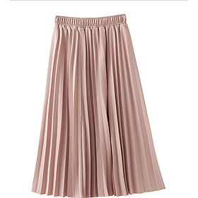 Chân váy dáng dài xếp ly thời trang VAY27 Free size