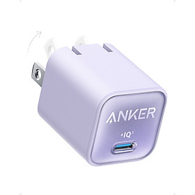 Adapter Sạc Anker 511 Charger Nano 3 30W 1 Cổng Type-C A2147 - Hàng Chính Hãng