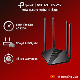 [Hàng Chính Hãng] Bộ Phát Wifi Mercusys MR30G Băng Tần Kép Chuẩn AC Tốc Độ 1200Mbps Cổng LAN Gigabit